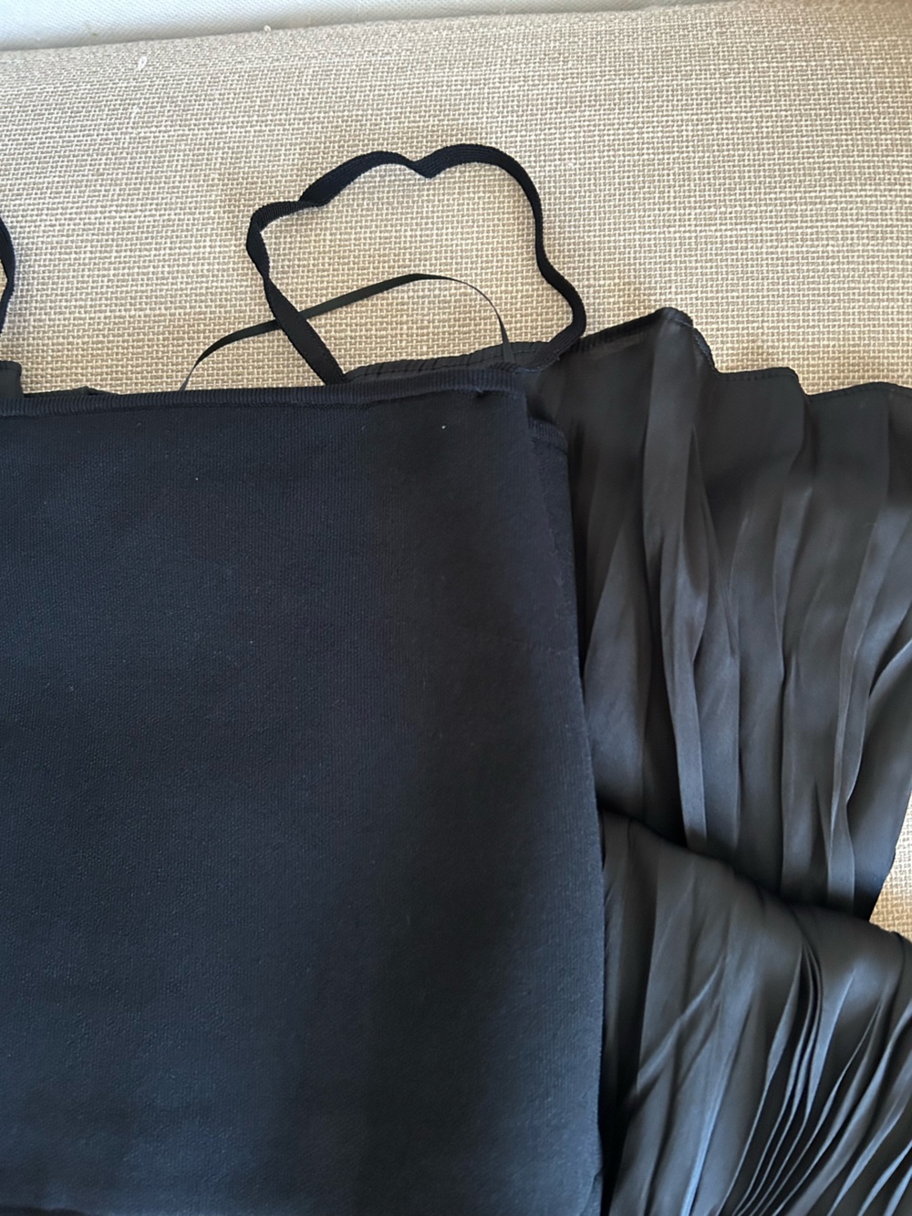 La Ligne Estelle Midi Dress Small Black Noir Classic Stretch - Picture 6 of 9